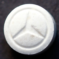 100 A White Mercedes XTC 300mg