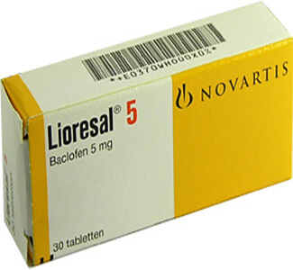 Baclofen Lioresal 5mg Tablets