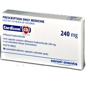 Cardizem Diltiazem 240mg Capsules