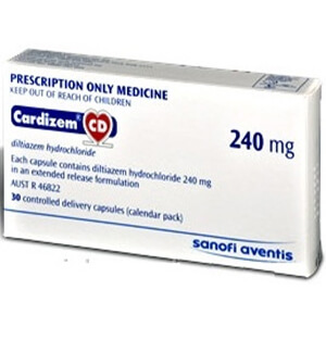 Cardizem Diltiazem 240mg Capsules