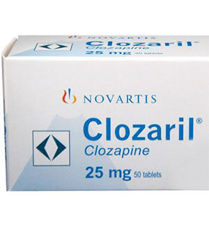 Clozaril 25mg tablets