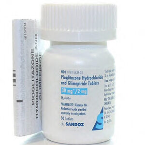 Duetact 30mg 2mg tablets