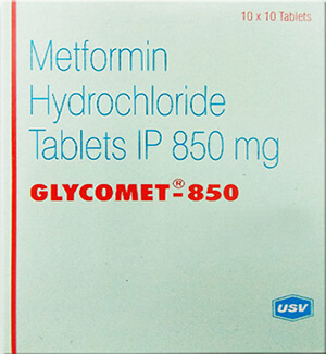 Glycomet 850mg Tablets