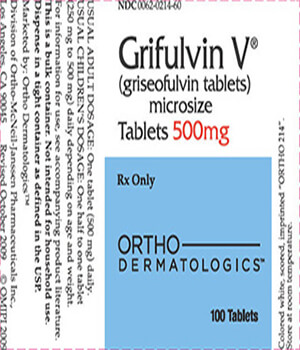 Grifulvin V 500mg tablets