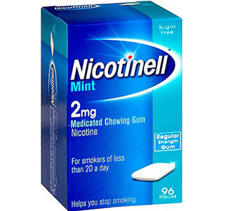 Nicotinell Nicotine 2mg Mint Medicated Chew Gum