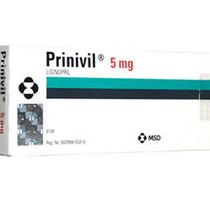 Prinivil Lisinopril 5mg Tablets