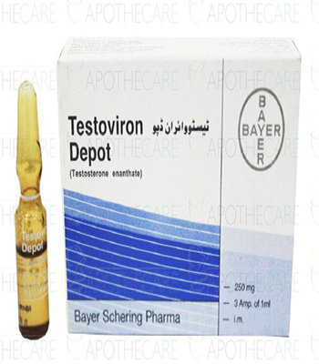 Testoviron depot 1 ml 250 mg Schering testosterone enanthate